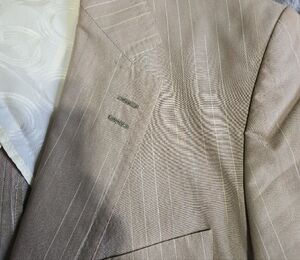 Paul Smith London Beige Striped Blazer